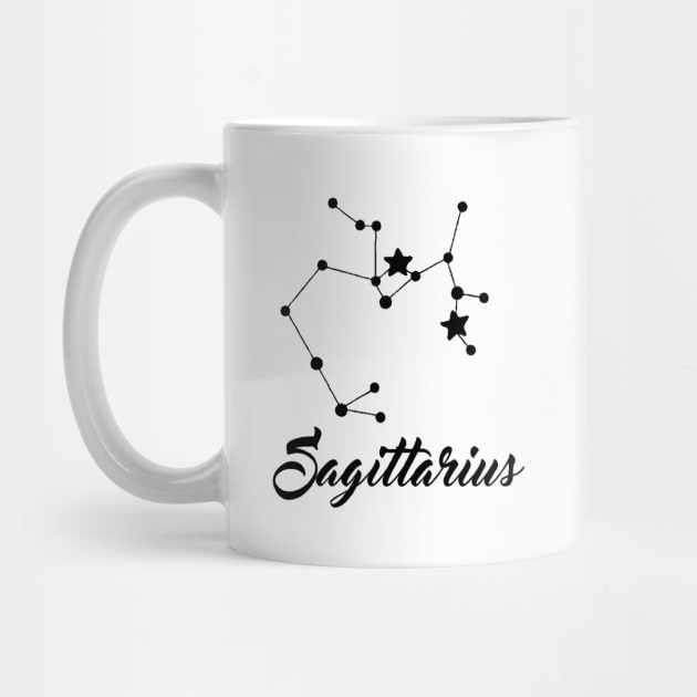 Sagittarius - Black print by smgonline